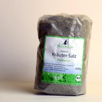 Kraeuter-Gewuerzsalz mediterran fein Nachfuellpack 400g