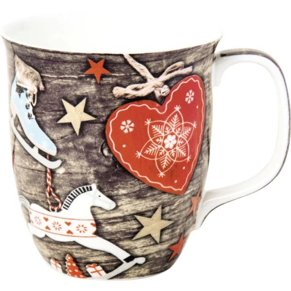 Kaffebecher "Kalle", Porzellan, mit winterlichem Motiv, IHR Ideal Home Range, 375 ml